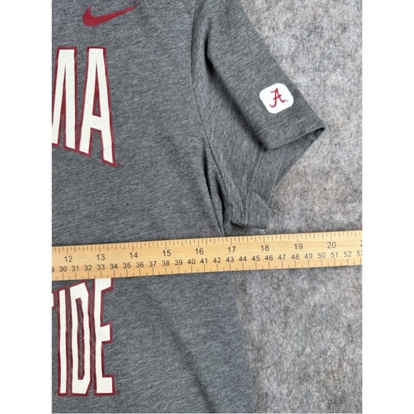 Nike Alabama Crimson Tide T-Shirt Women's Large Gray Heather NCAA Football Tee - Picture 7 of 7